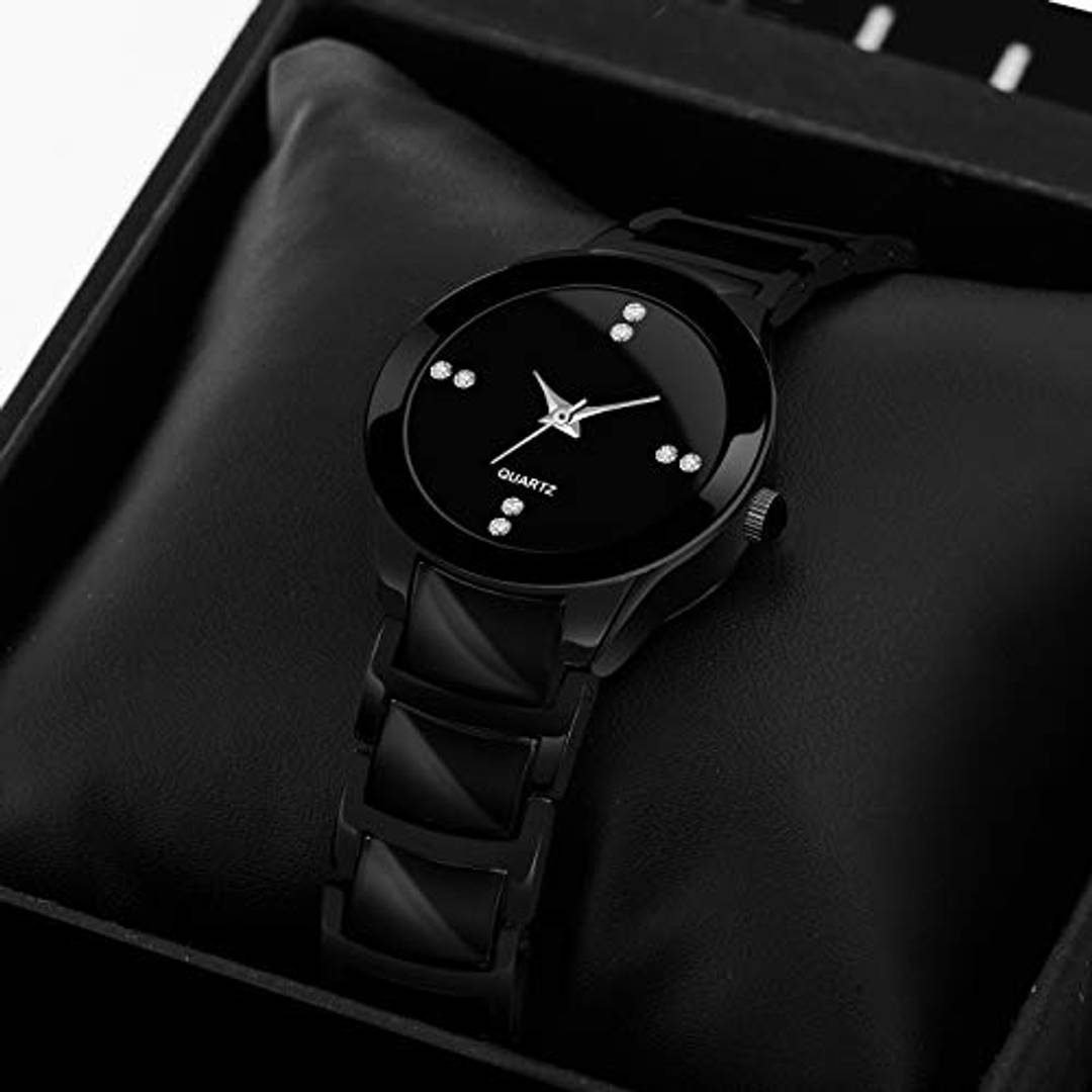 daizel-analogue-girls-women-s-watch-black-dial-black-colored-strap