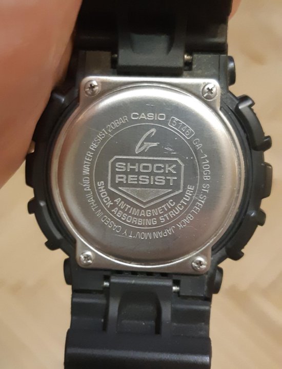 Casio G-Shock Analog Gravity Master Twin Sensor World Time Digital Men ...