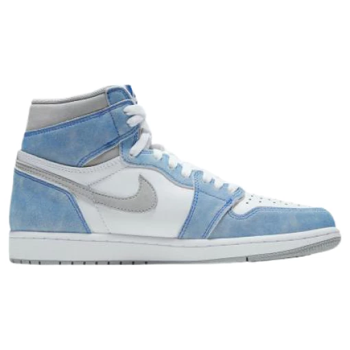 Air Jordan 1 Retro High Hyper Royal Light Smoke Grey White Shoes For Men And Women 555088-402