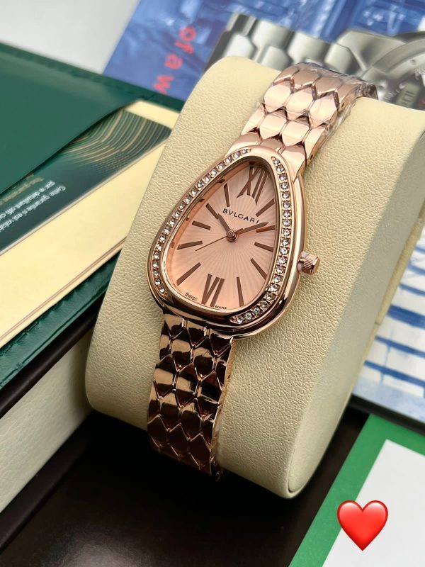 Bvlgari rose gold watch hot sale