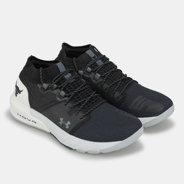 Under Armour Project Rock 2 Black White Men's Training Shoes For Boys ...