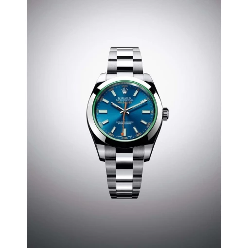 Rolex Milgauss Unworn 2020 Z-Blue Dial Silver Automatic Watch With Stainless Steel Strap Watch For Men's RLX-116400GV_Best For Formal Look