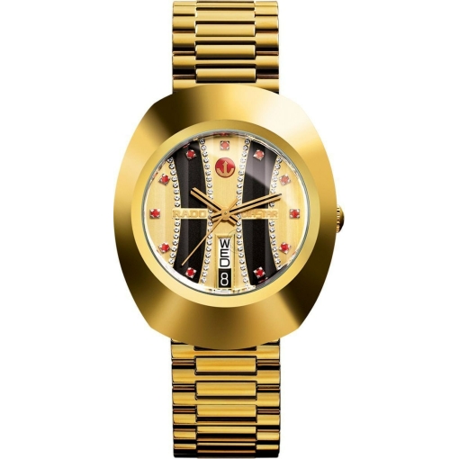Rado Diastar R12413323 Automatic Chronograph Gold Men's Watch for Man Classic Formal Party