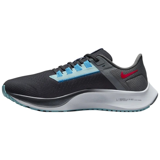 Nike Air Zoom Pegasus 37 FlyEase Men's Running Black Metallic Silver White Shoes For Man And Boys CW7356-002