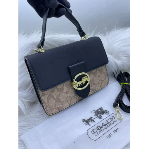 Coach stylist sling bag Branding with dust Cover, Inner tag stylist In Variant Color Sling bag for Women's Or Girls  -Best Outdoor Party Bag