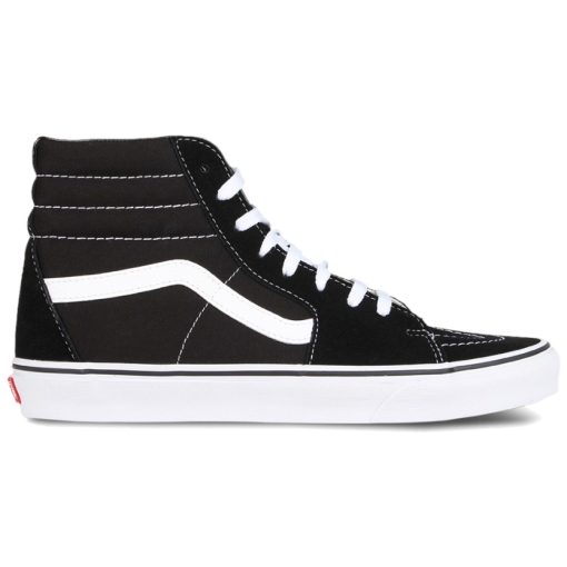 Unisex Sk8-Hi Leather Sneakers Black/White For Men's Or Women's