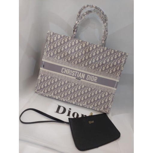 Women Fashion Blue Oblique Canvas Large Book Tote Handbag Tote Blue Around The World Sauvage Embroidery Medium Bag For Women's Or Girls Bag - Best Casual Use Bag -7709