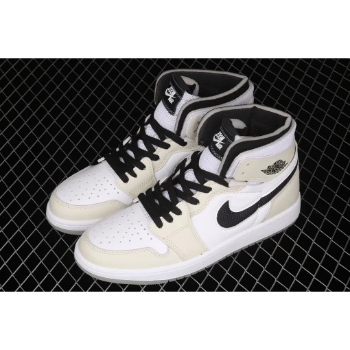 Air  1 Retro Light Bone White Black Shoes For Man And Boys CT0979-002
