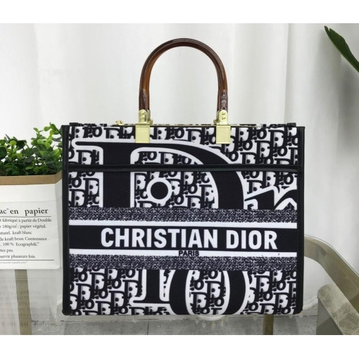 Women Fashion Black Oblique Jacquard Hand Bag For Women Blue Around The World Sauvage Embroidery Medium Bag For Women's Or Girls Bag - Best Casual Use Bag -7718