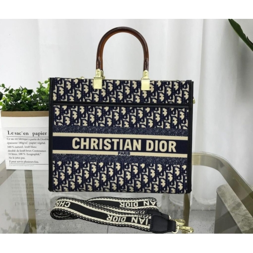Women Fashion Women Small Book Tote Black Houndstooth Embroidery Hand Bag For Women's Or Girls Bag - Best Casual Use Bag -9990