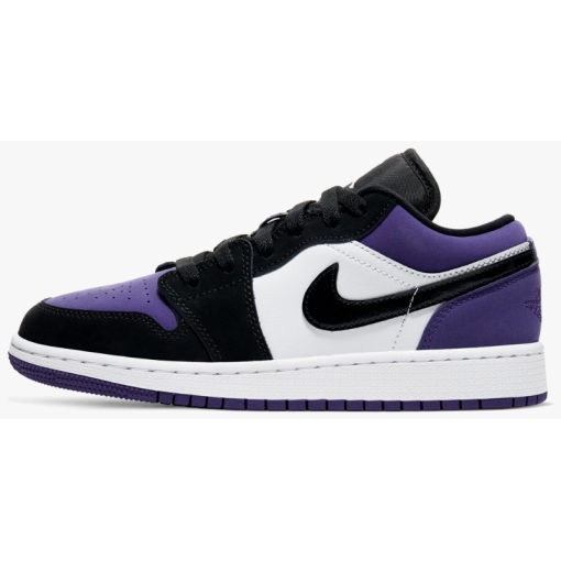 553560-125 Unisex Air Force 1 Jordan Shoes White Purple Color Airforce
