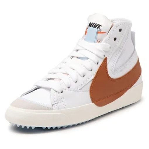 Blazer Mid '77 Jumbo Shoes White Dark Russet DD3111-101 Men's Multi Size