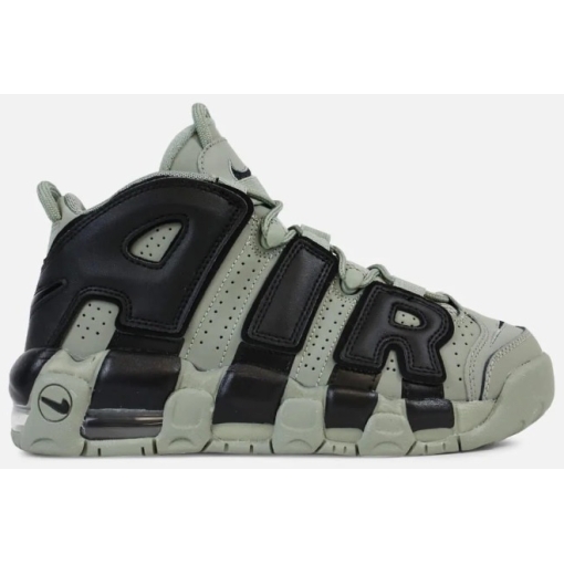 Air More Uptempo Dark Stucco Black Color Shoes For Boys And Girls 415082-007