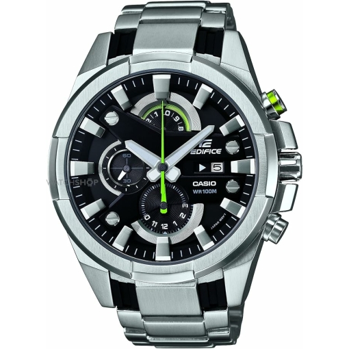 Casio Edifice EFR 540 DY Black Dial Silver Stainless Steel Chronograph Men's watch