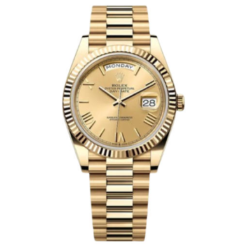 Rolex Oyster Perpetual Day-Date Golden Dial Men's Watch RLX-OYST-GOLD