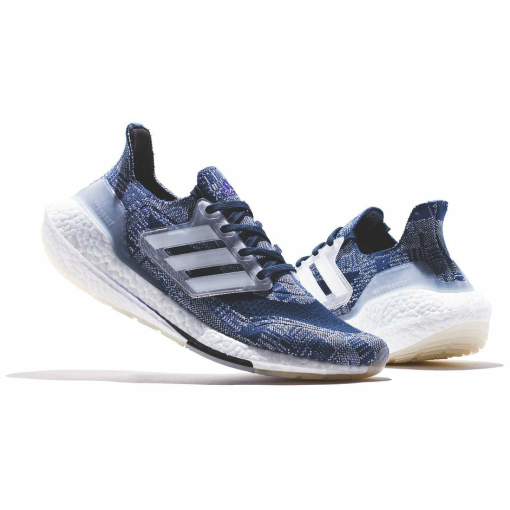 Adidas Ultraboost 21 Primeblue Crew Blue Cloud White Crew Navy Shoes For Men FX7729