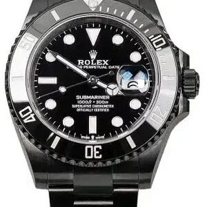 Rolex Submariner Date Full Black Watch For Men RLX-126610-LN
