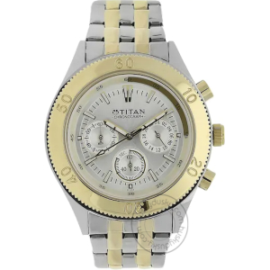 Titan Octane Analog Silver Dial Multicolored Stainless Steel Strap Watch NM9324BM01
