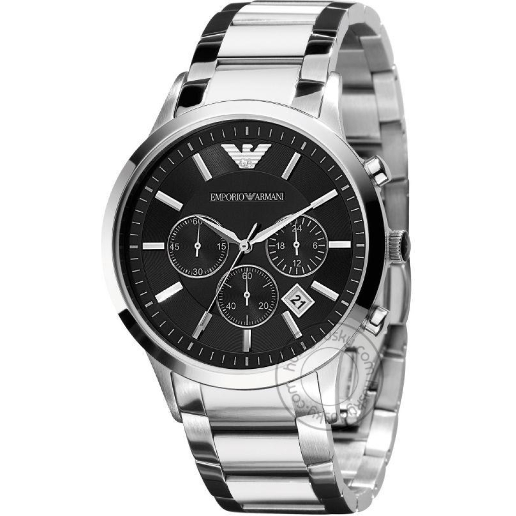 Emporio Armani Classic Chronograph Analog Black Dial Men's Watch AR2434