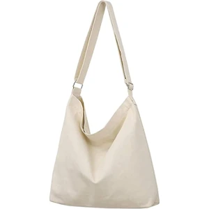 Large Size Canvas Shoulder Bag
