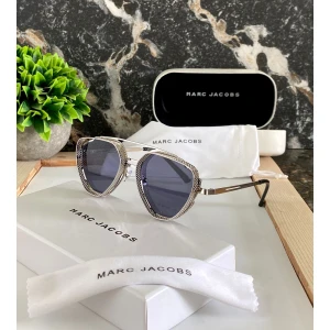 Marc Jacobs Unique Style Hollow Classic Vintage Square Metal Frame Designer Retro Brand Outdoor Driving Sunglasses For Men And Women High Quality Sunglass For Men's And Women's-MJ-UV-402