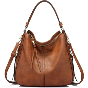 Leather Women Handbags Shoulder Bag Purse With Long Strap