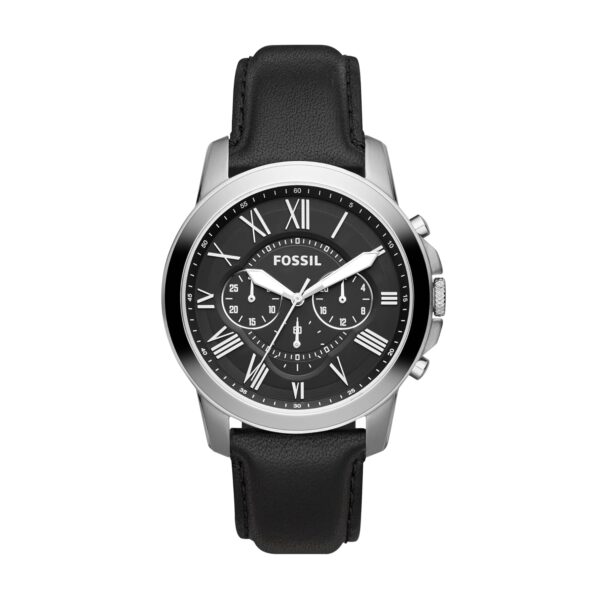 Fossil Chronograph Black Men's Watch For Man Leather Casual Formal Gift FS-4812