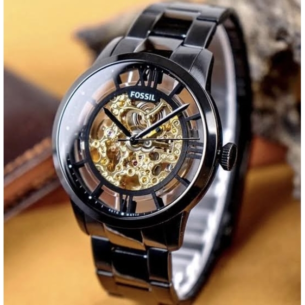Fossil Machine Automatic Skeleton Dial Men's Watch for Men Formal Casual - FS-05013