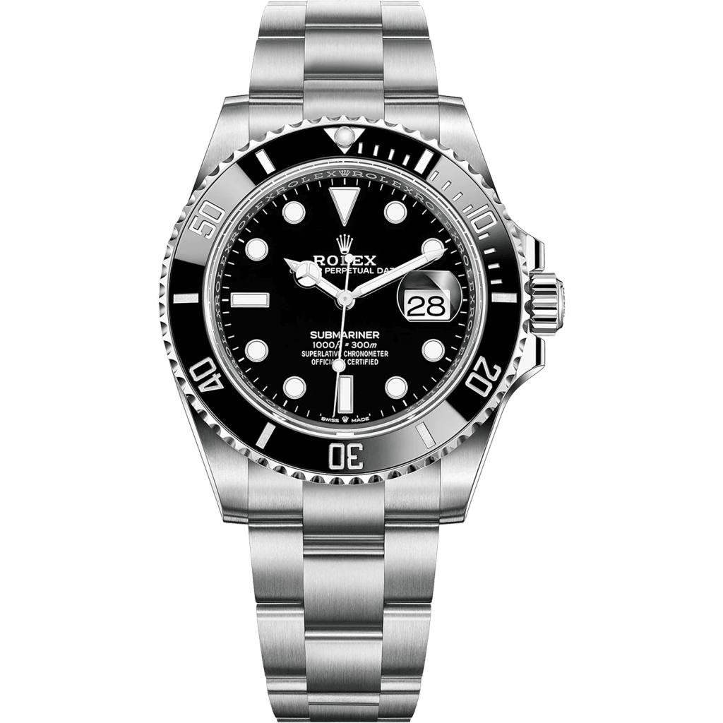 Trendy Rolex Submariner Quartz Full Black Dial Metal Men's Watch For Man - 116610Ln