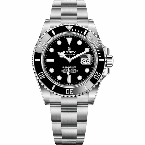 Trendy Rolex Submariner Quartz Full Black Dial Metal Men's Watch For Man - 116610Ln