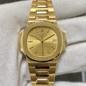Patek Philippe Nautilus Mad Watch Qurtz Movement Gold Dated Watch For Men's-Best Men's Collection PK-1529210
