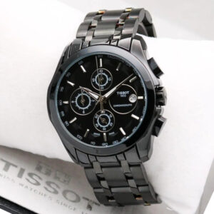 Stylish Tissot Black Chronograph Men's Watch