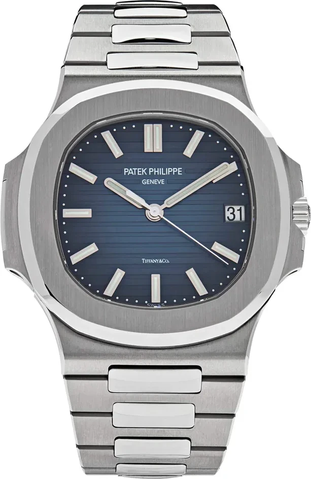 Patek Philippe Nautilus Mad Watch Qurtz Movement Blue Dial Silver COlor Strap Dated Watch For Men's-Best Men's Collection PK-5711R-001-BLUE 2 Patek Philippe Nautilus Mad Watch Qurtz Movement Blue Dial Silver COlor Strap Dated Watch For Men's-Best Men's Collection PK-5711R-001-BLUE