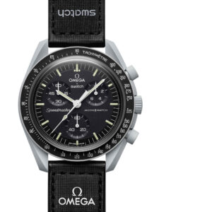 Swatch x Omega Black Dial with Gray Case/Black Strap Bioceramic Moonswatch Mission to Mercury OG-1023