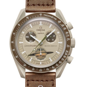 Swatch x Omega Brown Dial/Brown Strap Bioceramic Moonswatch Mission to Mercury OG-1026