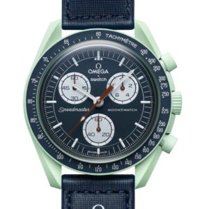 Swatch x Omega Black Dial with Green Case/Black Strap Bioceramic Moonswatch Mission to Mercury OG-1032