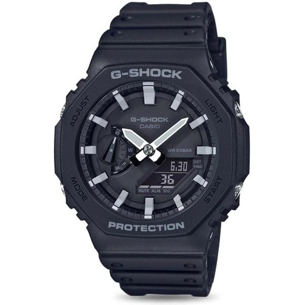 G-Shock Analog Digital Black Color Belt Men's Watch For Man With Black Dial Gift Watch GA-2100-1ADR 1 G-Shock Analog Digital Black Color Belt Men's Watch For Man With Black Dial Gift Watch GA-2100-1ADR