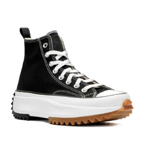 Converse All Star Men's Run Star Hike Lugged Black Ankle High Sneaker Platform Sneakers/Shoes For Men And Women 166800C