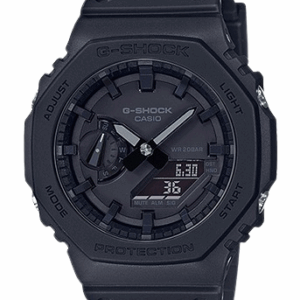 G-Shock Analog Digital Black Color Belt Men's Watch For Man With Black Dial Gift Watch GA2100-1A1