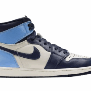 Air Jordan 1 Retro High OG Obsidian University Blue Sail Shoes For Man And Boys