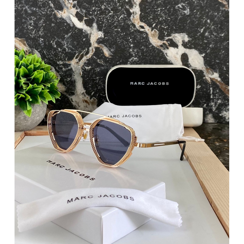 Marc Jacobs Unique Steampunk Lens Retro Metal Frame Sunglasses UV 400 protection Anti Eyestrain High Quality Sunglass For Men's And Women's?-MJ-UV-400