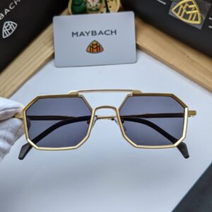 Maybach Stylish Black Shaded Sunglasses For men's New Trending Stylish With Thin Stripe MB-1002