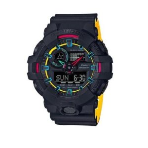 G-Shock Analog Digital Yellow Black Color Belt Men's Watch For Man With Multi Color Dial Gift Watch GA-700SE
