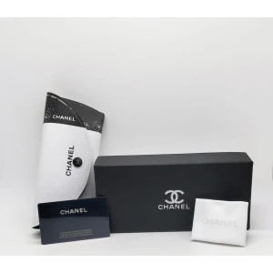 Chanel Branded Original Sunglass Case With Brand Cover & Dust Cover And Hard Box For All Type of Sunglass CHA-BLK-BOX
