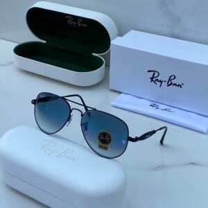 Rayban Stylish Blue Shade Glass Men's And Women's Sunglass Heavy Quality Black Color Stick RB-3471