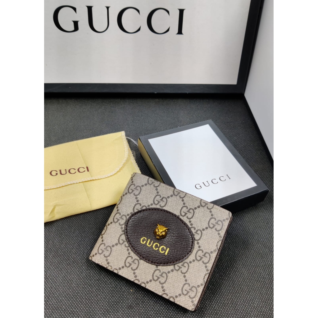 Gucci Leather Heavy Quality Latest Printed Design wallet For Man GU-707