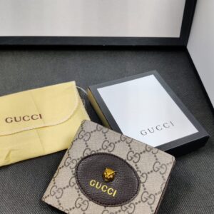 Gucci Leather Heavy Quality Latest Printed Design wallet For Man GU-707
