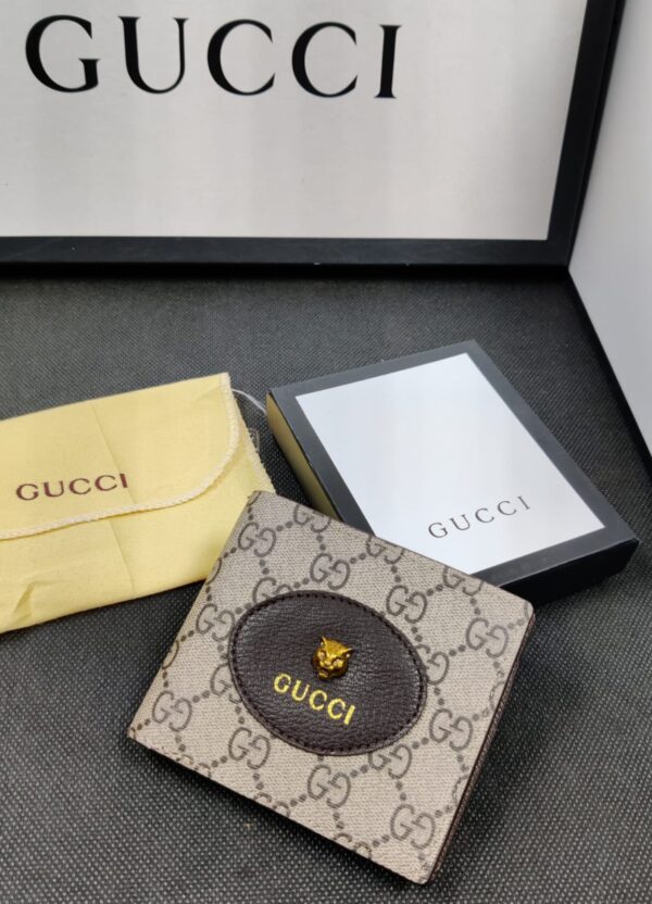 Gucci Leather Heavy Quality Latest Printed Design wallet For Man GU-707
