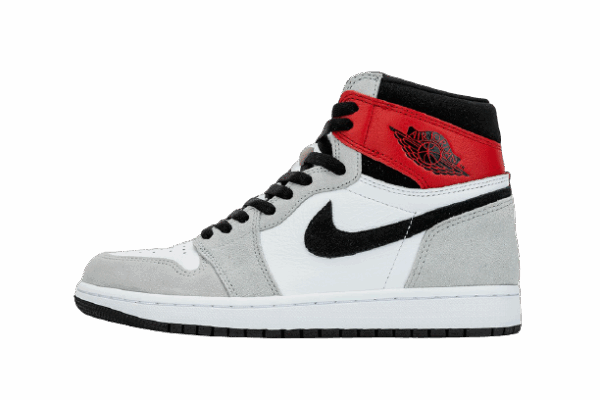 Air Jordan 1 High Light Smoke Grey Shoes For Men And Boys