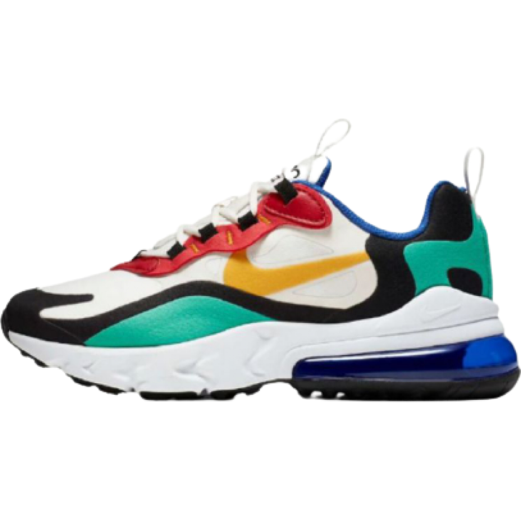 Nike Air Max 270 React Hyper Jade Half Palm Air Track Running Shoes For Men And Women AO4971-001